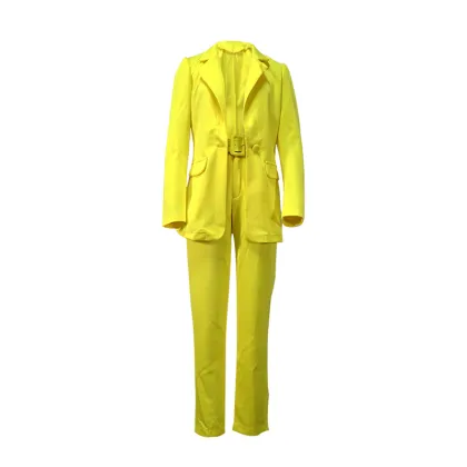 High-Quality Autumn & Winter Women's Long-Sleeved Suit Set - OEM