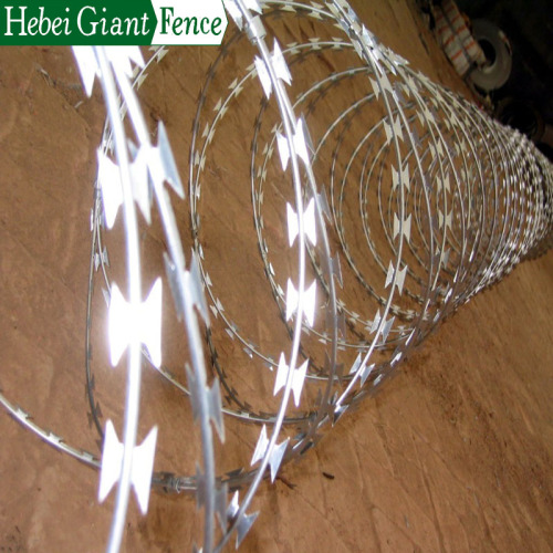 Hot Dipped Galvanized Razor Barbed Wire