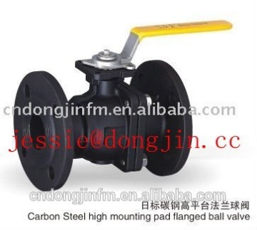 Mounting pad ball valve
