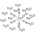 Ferrate(4-),hexakis(cyano-kC)-,sodium, hydrate (1:4:10),( 57354214, 57260495,OC-6-11) CAS 14434-22-1