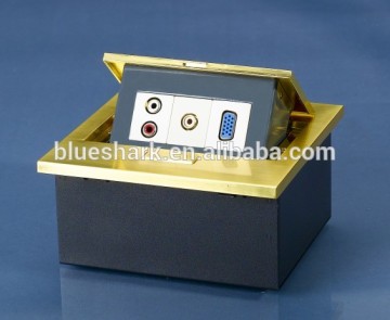 Cool Hidden Flip Up Multi-function Socket With Three 120 Model Outlets