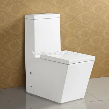 Floor Standing White Glazed Ceramic One Piece Toilet AT626
