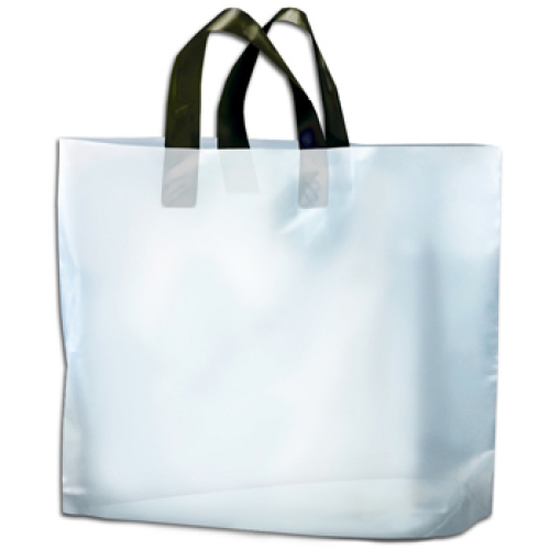 Custom Soft Loop Handle Plastic Bags