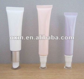 plastic tube,pump tube,small tube with airless pump tube,10ml airless pump tubes,precise dosage pump tube