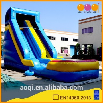 AOQI products with free EN14960 certificate summer fascinating inflatable water slide pool