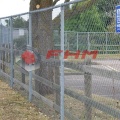 Galvanized Chain Link Fence for Slope