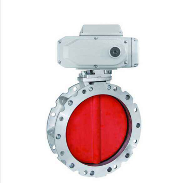 Pneumatic Manual Powder Butterfly Valve DN250 for Cement Silo with Single Flange