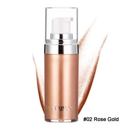 4 Colors Vegan Golden Shimmer Oil Bronzer Highlighter