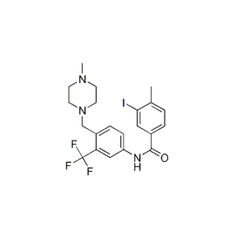 CAS 943320-50-1, Benzamide, 3-Iodo-4-méthyl-N- [4 - [(4-méthyl-1-pipérazinyl) méthyl] -3- (trifluorométhyl) phényl] benzamide