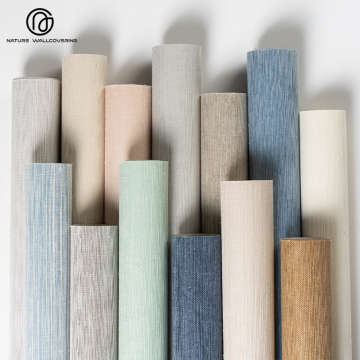 Papier peint en sisal fabriqué à la main avec des textures naturelles vibrantes