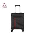 Hot sale crocodile pu-leather spinner travel trolly luggage