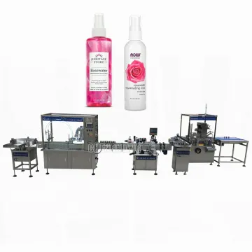 Automatic Round Bottle Liquid Mist Spray Filling Machine (30ml/50ml/100ml)