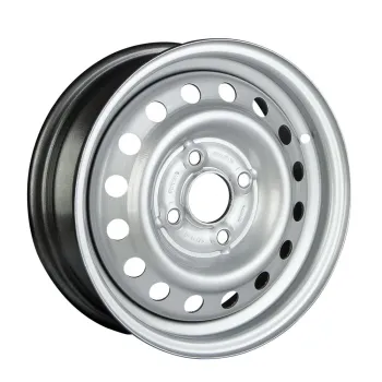 Wheelsky ET1345406-S 13 Inch Silver Steel Trailer Wheel