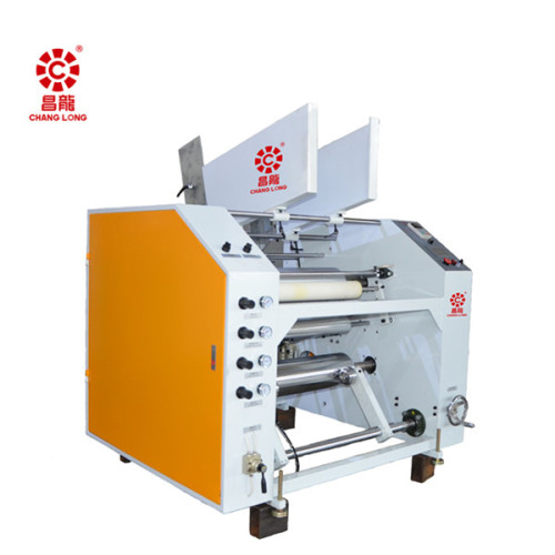 Rewinding and Slitting Large Rolls of Wrap Film