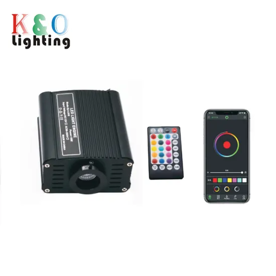 16W RGBW Fiber Optic Lights - Starry Sky and Meteor Effect for Car Decoration with Remote Control