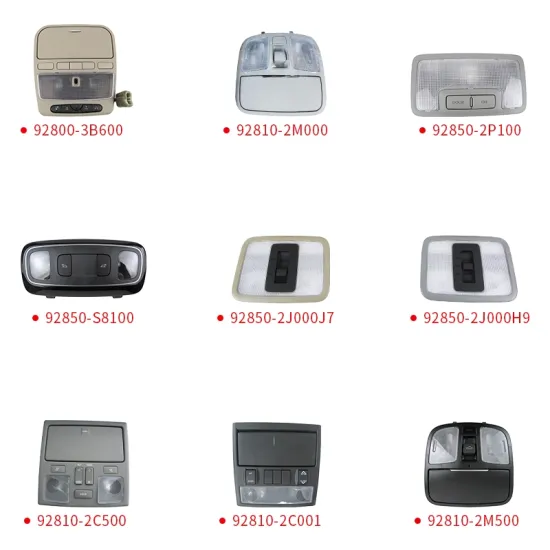 Hyundai Kia Car Ceiling Reading Light with Sunroof Switch and Glasses Case: Excellent Quality Illumination Solution