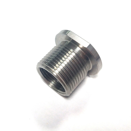 Stainless steel flat thread connector fitting