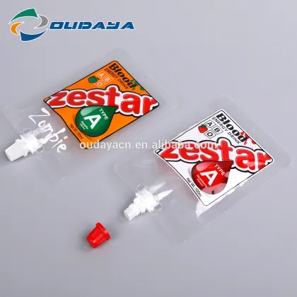 Pouch Juice Packaging Apple Juice Beverage Pouch