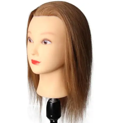 Wholesale custom 100% training hair mannequin head with wigs