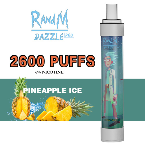 Großhandelspreis Randm Dazzzle Pro 2600puffs verfügbares Vape