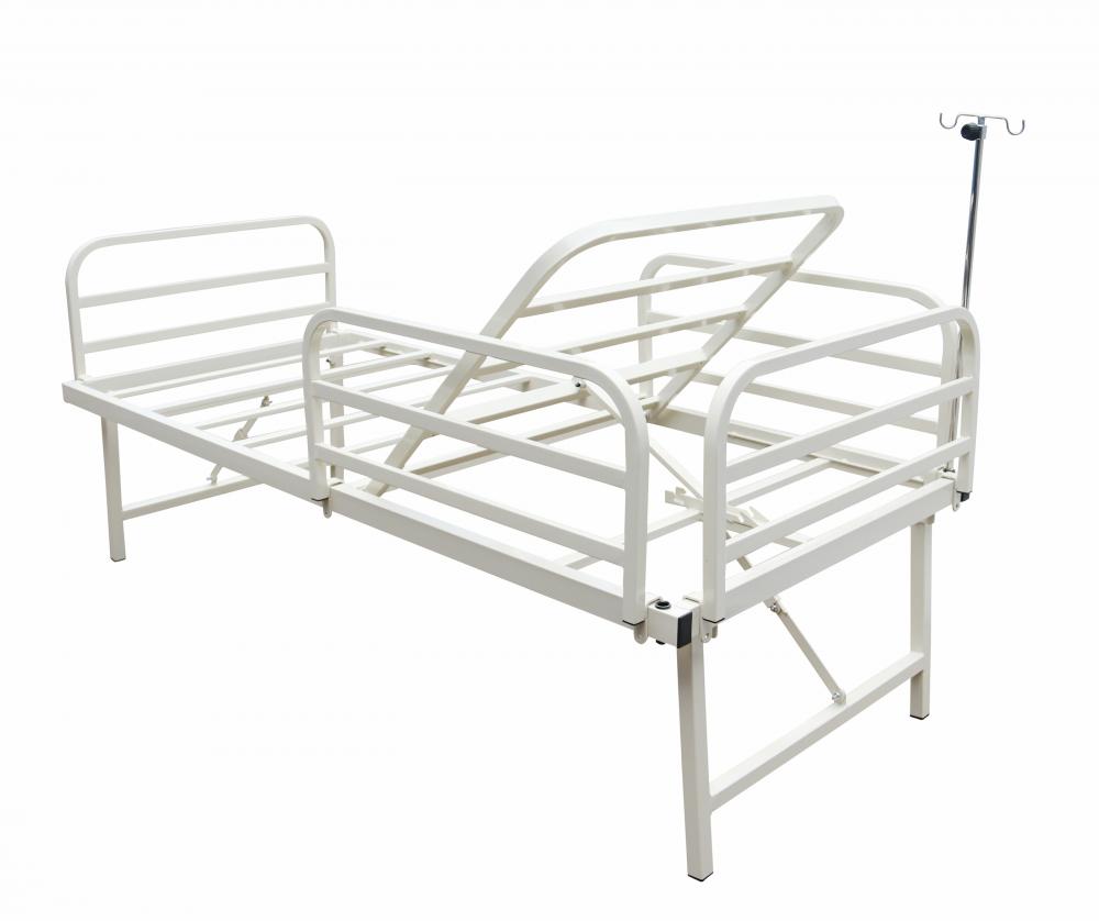 Comfortable Simple Manual Hospital Bed For Patient Wellbeing