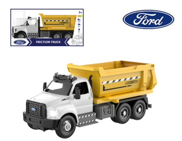 Licensed Ford Friction Dump Truck Toy with Lights & Sounds