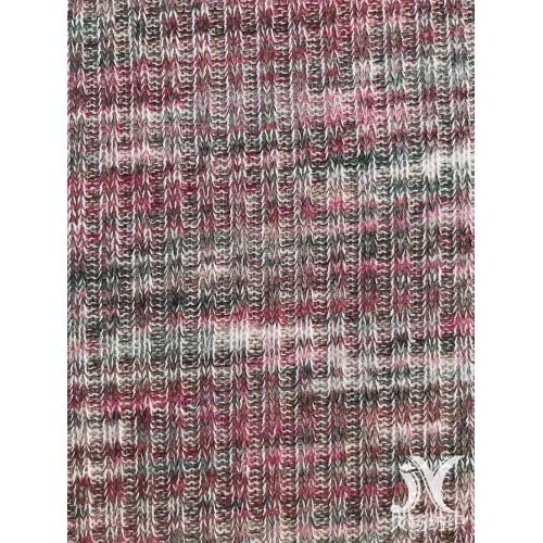 Multicolor Repeat Rib Şantuk Kumaş Örme