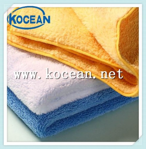 micro fiber coral fleece soft cleaning cloth