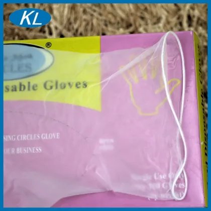 colored dishwashing pvc/vinyl powder free gloves