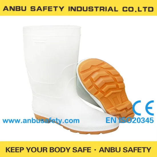PVC White medical rubber boots
 