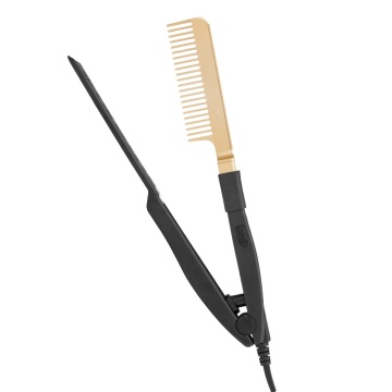 Amazon Hot Style Electric Heating Straightening Comb Wet and Dry Styling Hair Straightener Comb