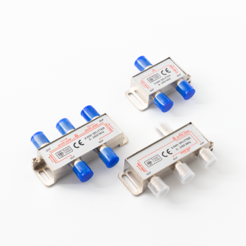 High Isolation High Shielding CATV Taps Splitters for Digital TV Coax Antennas (2/3/4 Way, 5-2500 MHz)