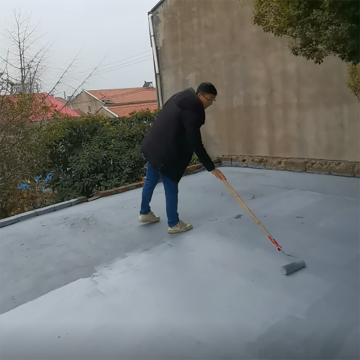Émulsion en caoutchouc acrylique haut élastique revêtement étanche pour la construction en béton