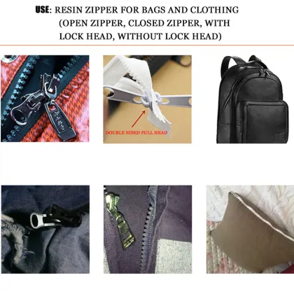 Custom Zipper Pulls and Accessories: Affordable Resin Zipper Sliders for Jacket Zippers