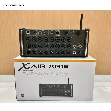 XR12/XR18 Fan 18 Channel Digital Audio Mixer with XAir18 Sound Controller, WiFi, and USB Recording