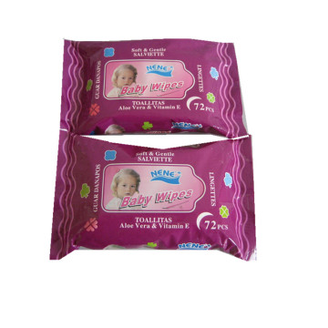 Toallita refrescante para el cuidado de la piel con tejido húmedo para bebés