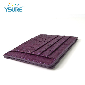 Custom Color Real Leather Credit Card Holder