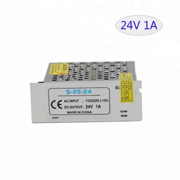 24V 1A LED Power Supply 25W Switching Transformer for LED Strips - S-25-24