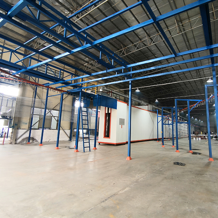 spray painting prodution line