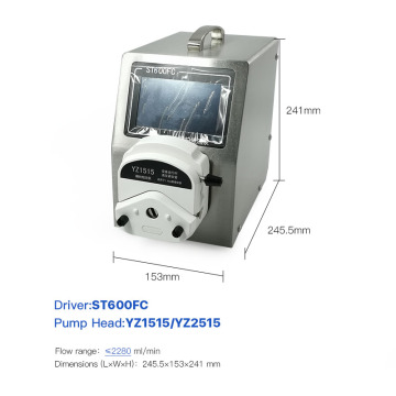 ST600FC Large-Flow Peristaltic Pump - Servomotor Driven Multi-Channel Filling Machine (0~6L/min)