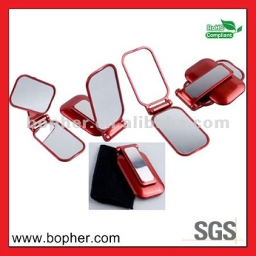 custom metal foldable pocket mirror