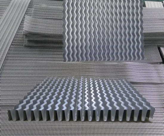 Big Pitch Wavy Fin for Harvester Heat Exchanger