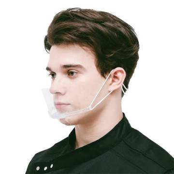 Transparent Plastic Kitchen Face Masks Anti-Fog Shield/Mask