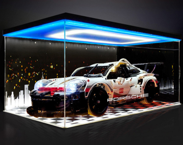 Clear acrylic display gift box for Porsche model