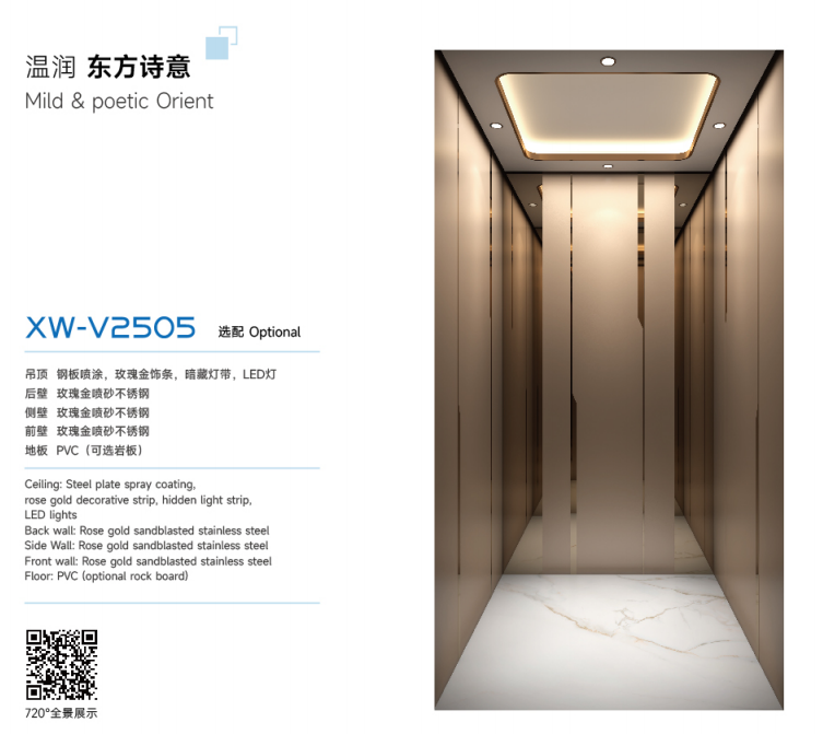 XW-V2505 Высококачественный лифт в стиле автомобиля