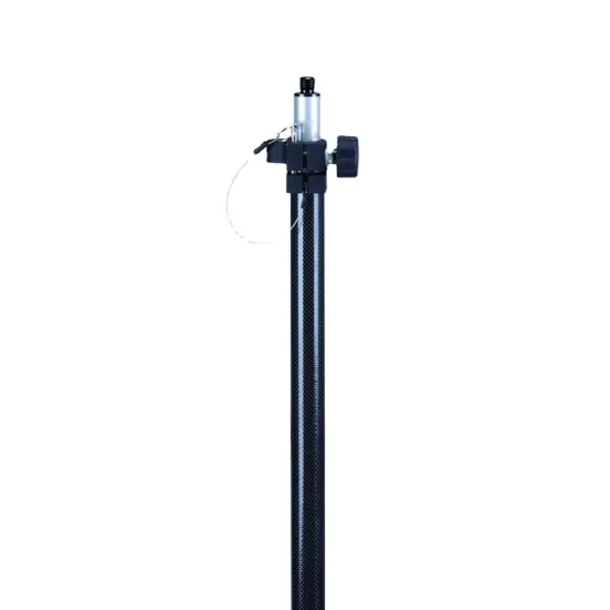2.5m Telescopic GPS Carbon Fiber Survey Pole for RTK GNSS Applications