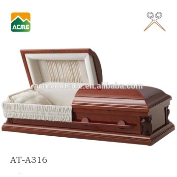 AT-A316 luxury high quality funeral casket price
