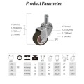 Großhandel TPE Caster Round Solid Plug Wheel Casters