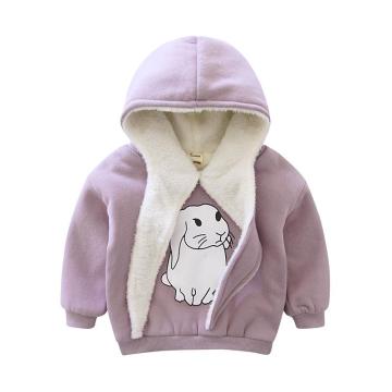 Pull bébé mignon avec capuche pour filles