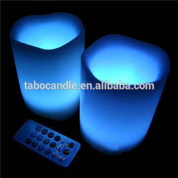 led wax colour changing candle